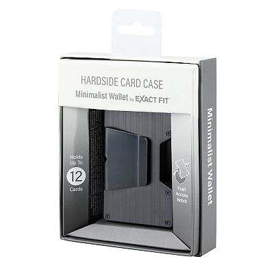 【AWAY】Card Case Men's Exact Fit RFID-Blocking Expandable Hardside Card Case