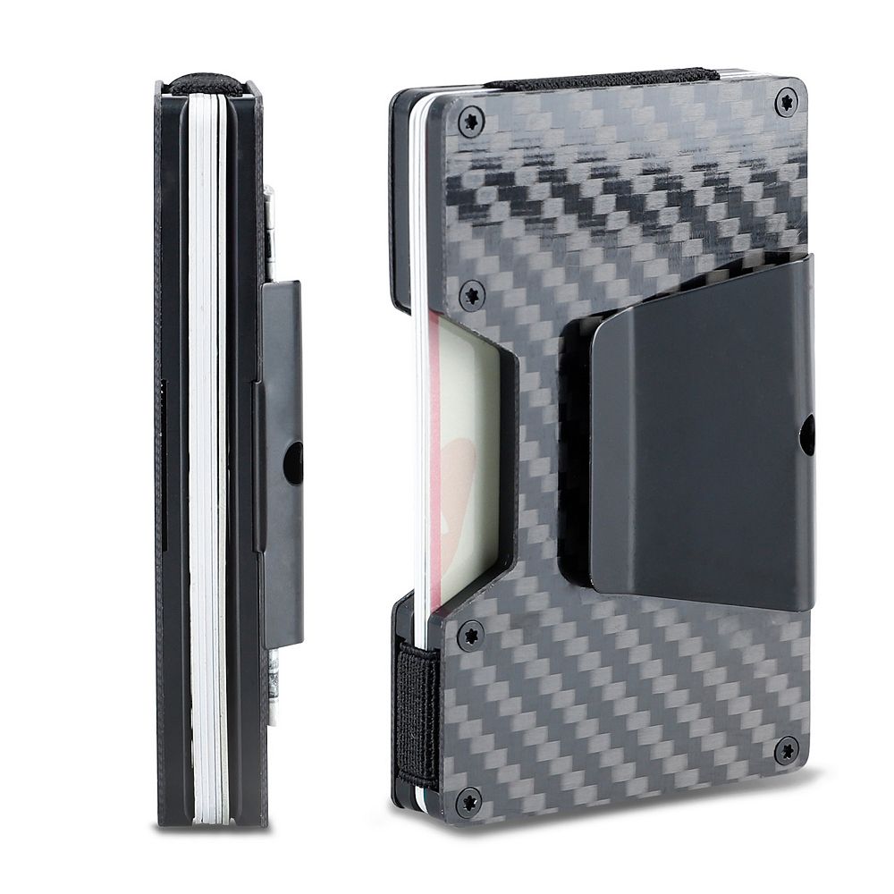 Men's Exact Fit RFID-Blocking Expandable Hardside Card Case Wallet with ...