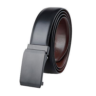 green emerald velvet dress Men's Plain Leather Slide Ratchet Dress Belt with S Design Automatic  Buckle, Black