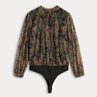 Plus Size LC Lauren Conrad Wrap Front Bodysuit