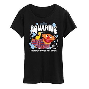 Women's Sesame Street Ernie Aquarius Graphic Tee