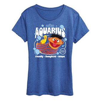 Women's Sesame Street Ernie Aquarius Graphic Tee