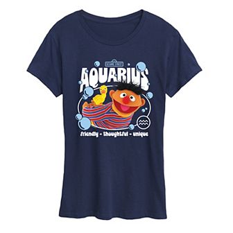 Women's Sesame Street Ernie Aquarius Graphic Tee