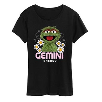Women's Sesame Street Oscar Gemini Energy Graphic Tee