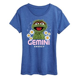 Women's Sesame Street Oscar Gemini Energy Graphic Tee
