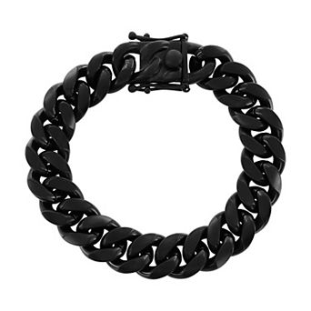 Metallo Stainless Steel 14mm Miami Cuban Bracelet