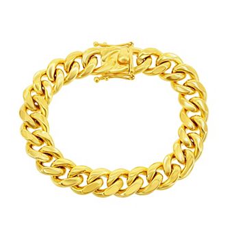 Metallo Stainless Steel 14mm Miami Cuban Bracelet