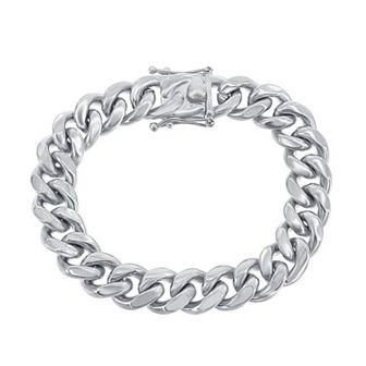 Men's Metallo Steel 14mm Miami Cuban Bracelet