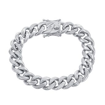 Men's Metallo Steel 14mm Miami Cuban Bracelet