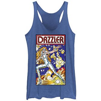 Juniors' Dazzler Fierce Cover Graphic Racerback Tank