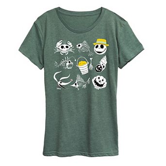 Disney's Nightmare Before Christmas Women's Beach Graphic Tee
