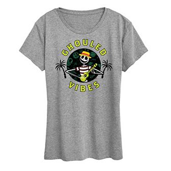 Disney's Nightmare Before Christmas Women's Summer Ghouled Vibes Graphic Tee