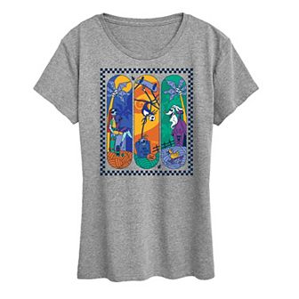 Disney's Nightmare Before Christmas Women's Skateboard Graphic Tee
