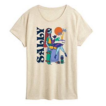 Disney's Nightmare Before Christmas Sally Women's Summer Skateboard Graphic Tee