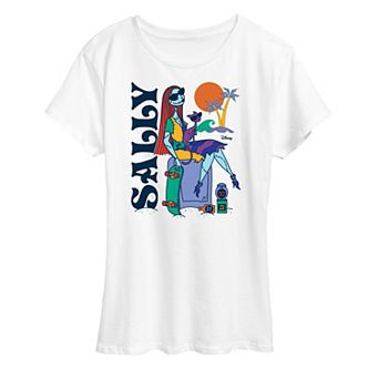 Disney's Nightmare Before Christmas Sally Women's Summer Skateboard Graphic Tee