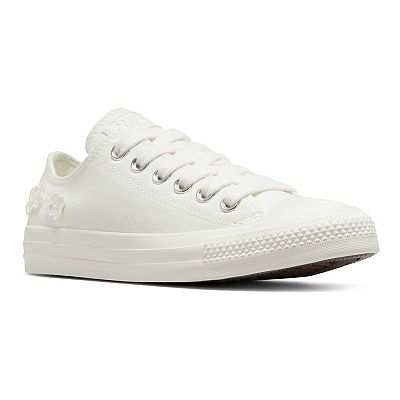 Converse classic all white best sale