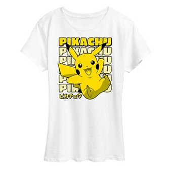 Women's Pokemon Pikachu Stack Graphic Tee
