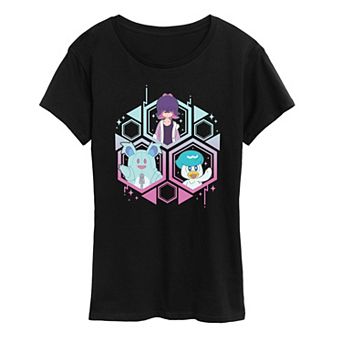 Women's Pokemon Nidothing, Dot & Quaxly Graphic Tee
