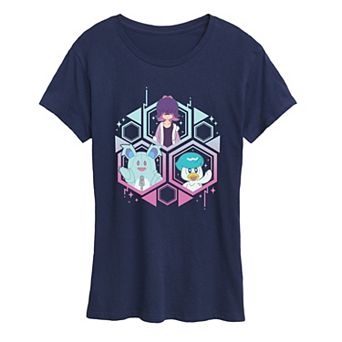 Women's Pokemon Nidothing, Dot & Quaxly Graphic Tee