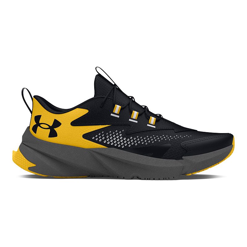 Under Armour Scramjet 6 Little Kids Boys' Running Shoes, Boy's, Size: 1, Grey Orange