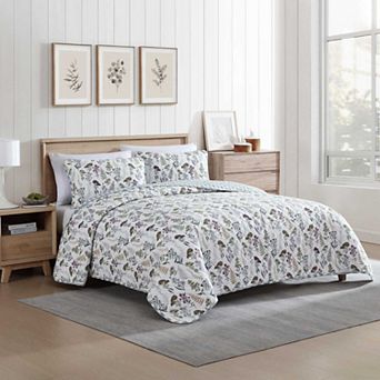 Eddie Bauer Flower Field Reversible Quilt Set