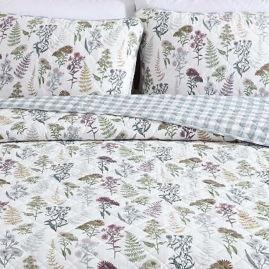 Eddie Bauer Flower Field Reversible Quilt Set