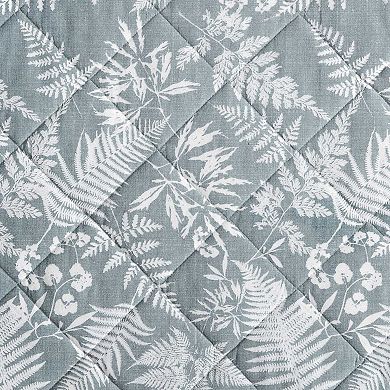 Eddie Bauer Fern Garden Reversible Quilt Set