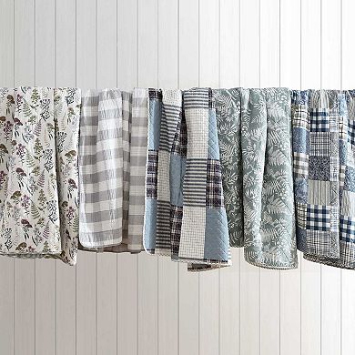 Eddie Bauer Cozy Plaid Patchwork Quilt Set