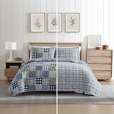 Eddie Bauer Cozy Plaid Patchwork Quilt Set