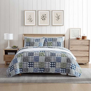 Eddie Bauer Cozy Plaid Patchwork Quilt Set