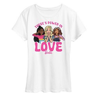Women's Barbie® There's Power In Love Graphic Tee