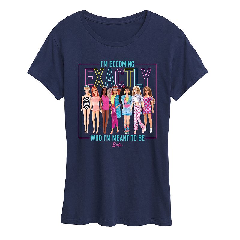 Women's Barbie® Exactly Who I'm Meant To Be Graphic Tee,