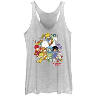Juniors' Rainbow Brite And Friends Graphic Racerback Tank