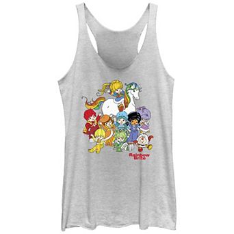 Juniors' Rainbow Brite And Friends Graphic Racerback Tank