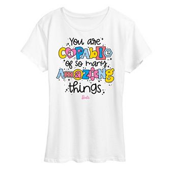 Women's Barbie® You Are Capable Graphic Tee