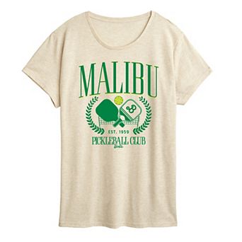 Women's Barbie® Malibu Pickleball Graphic Tee
