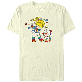 Juniors' Rainbow Brite And Twink Dancing Boyfriend Graphic Tee