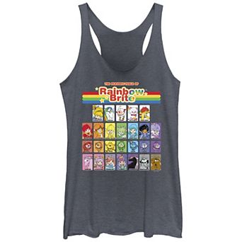 Juniors' Rainbow Brite Periodic Table Graphic Racerback Tank
