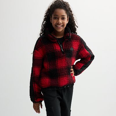 Plaid quarter zip best sale