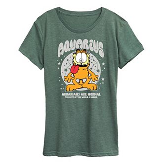 Women's Garfield Aquarius Graphic Tee