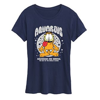 Women's Garfield Aquarius Graphic Tee