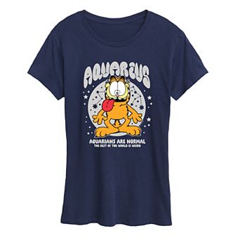Women's Garfield Aquarius Graphic Tee