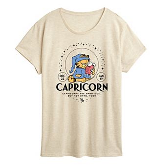 Women's Garfield Capricorn Graphic Tee