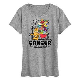 Women's Garfield Cancer Graphic Tee