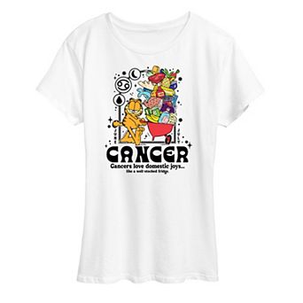 Women's Garfield Cancer Graphic Tee