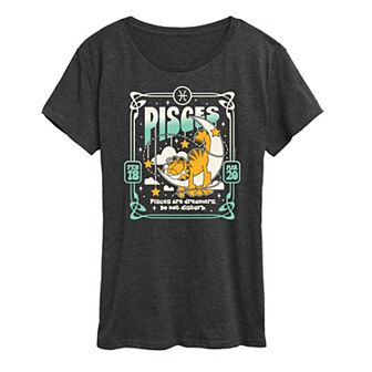Women's Garfield Pisces Graphic Tee