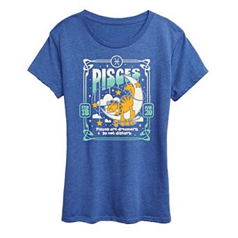 Women's Garfield Pisces Graphic Tee