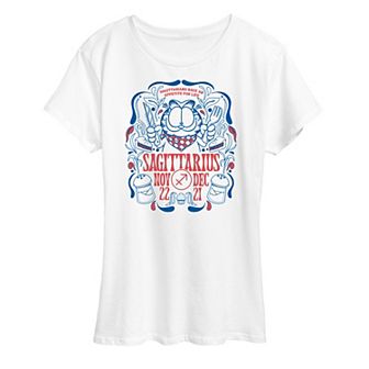 Women's Garfield Sagittarius Graphic Tee