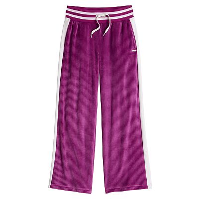 GOOD GRIEF！/Velor Wide Pants with Suspen Velour-Flare-pant-sapphire-