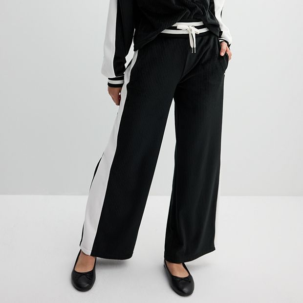 GOOD GRIEF！/Velor Wide Pants with Suspen GOOD GRIEF！ Velor Wide Pants with Suspen